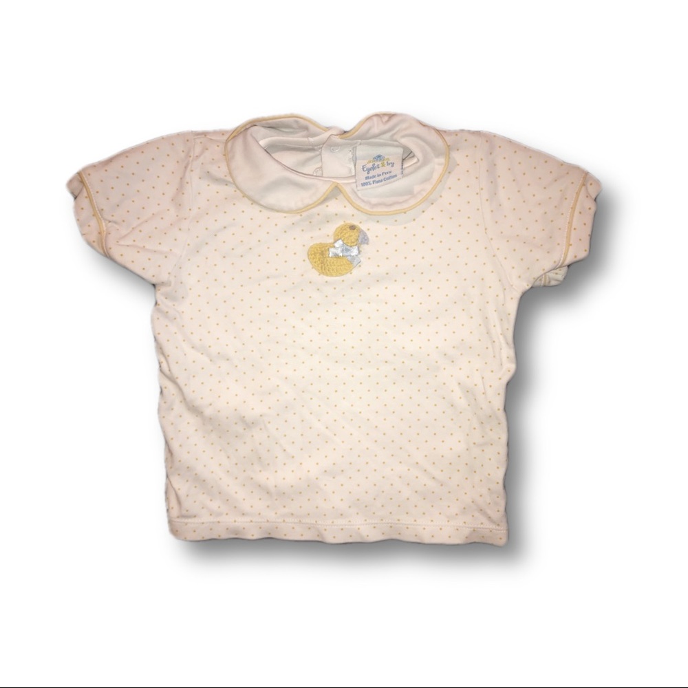 Easter Polka Dot Duckling Polo